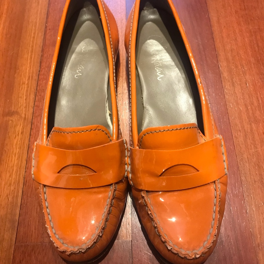Cole Haan Orange Loafers